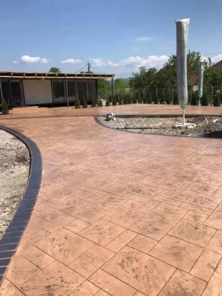 Hormigón impreso para exteriores