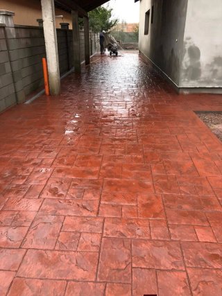 Hormigón impreso para exteriores