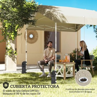 Carpa Plegable 2.4x2.4m UPF50+