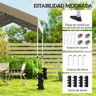 Carpa Plegable 2.4x2.4m UPF50+