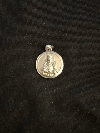 Colgante Virgen del Carmen Plata