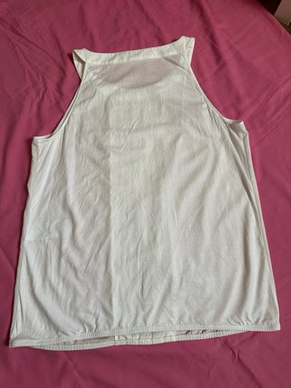 Blusa sin mangas s.Oliver blanca