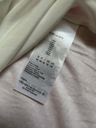 Blusa sin mangas s.Oliver blanca