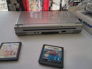 Lote Nintendo DS Gris con 4 juegos y cargador