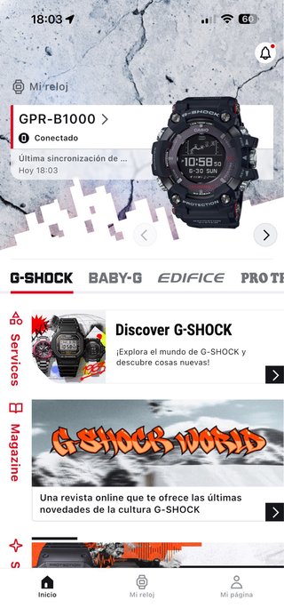 Reloj G-Shock GPR-B1000 Rangeman GPS