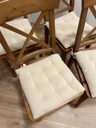 4 Sillas Ikea Rosentorp Madera Marrón