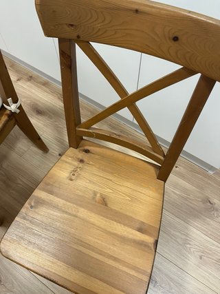 4 Sillas Ikea Rosentorp Madera Marrón
