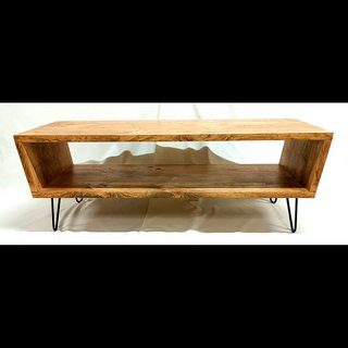Mueble TV madera y metal A MEDIDA