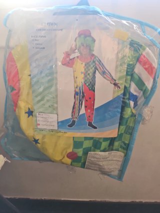 Disfraz de payaso infantil talla M