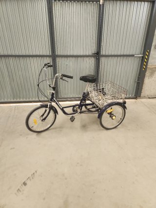 Bicicleta de 3 ruedas con cesta