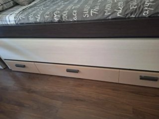 Cama nido doble 90cm sin colchón.
