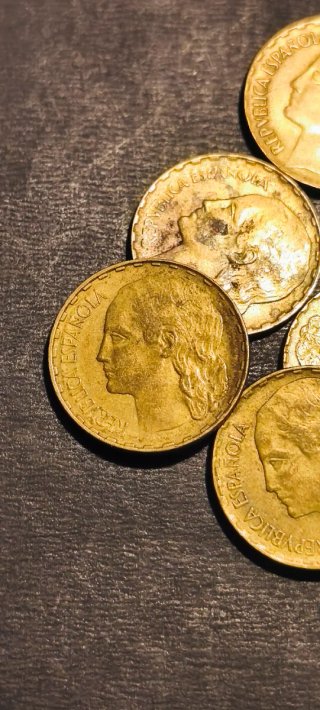Monedas 1 Peseta 1937 República Española
