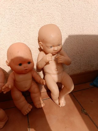 Lote de 5 muñecos bebé