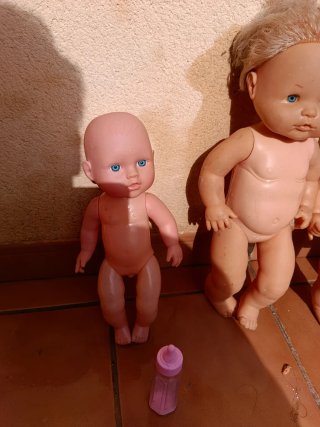 Lote de 5 muñecos bebé
