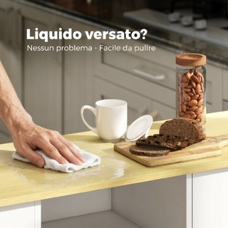 Mobile Cucina con Cassetto, Armadietto e Ripiano R
