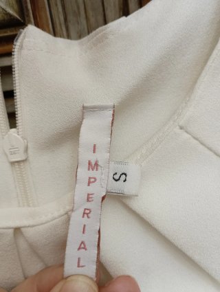 Vestito elegante longuette S bianco e nero