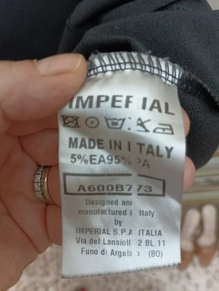Vestito elegante longuette S bianco e nero