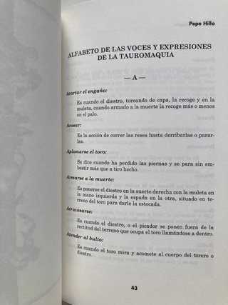 LA TAUROMAQUIA MANUAL PARA TOREROS Y AFICIONADOS