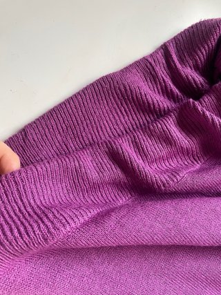 Falda larga violeta