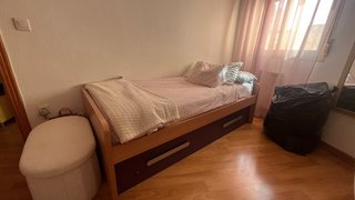 Cama individual 90cm con colchón