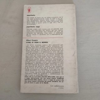 Come io vedo il mondo - Albert Einstein