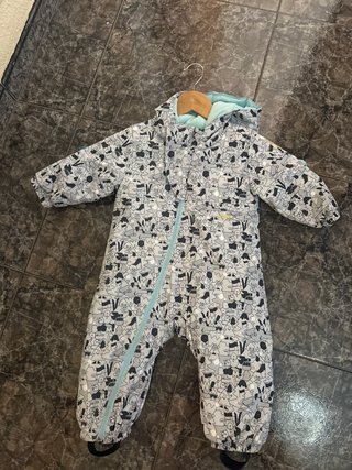 Mono de nieve infantil estampado