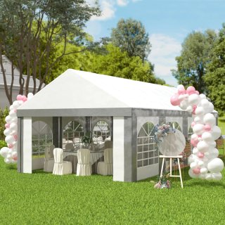 Carpa Fiesta 4x8m Jardín con Paredes