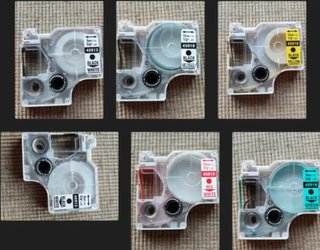 Lote cintas Dymo D1 19mm