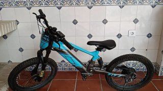 Bicicleta Eléctrica Racing Azul
