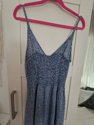 Vestido largo azul S/M