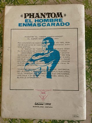 El hombre Enmascarado Comics