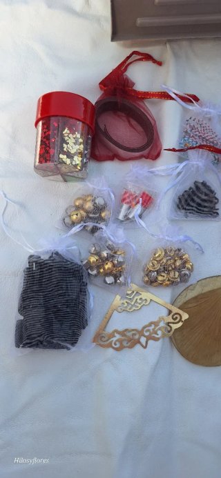 Lote cintas decorativas y varios de manualidades