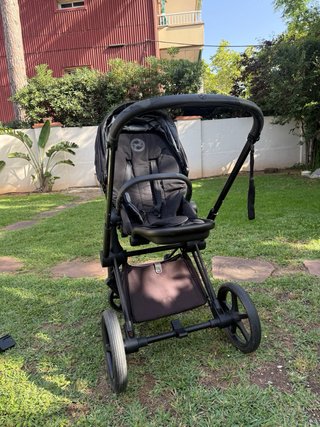 Carrito Cybex Priam Negro con Capazo