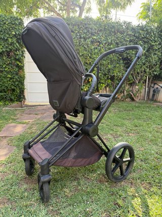 Carrito Cybex Priam Negro con Capazo