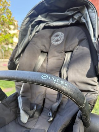 Carrito Cybex Priam Negro con Capazo