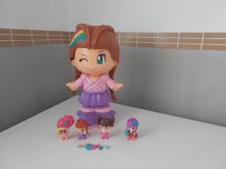 Pinypon Muñeca Grande + 4 Pinypon