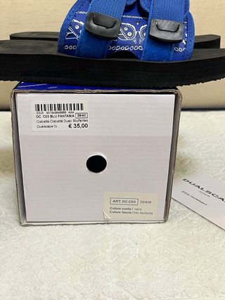 Ciabatte Dualscape Blu/Nero Taglia 39/40