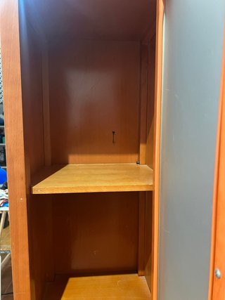 Mueble auxiliar alto madera con cajones