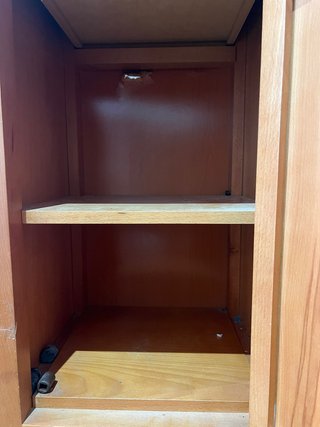 Mueble auxiliar alto madera con cajones