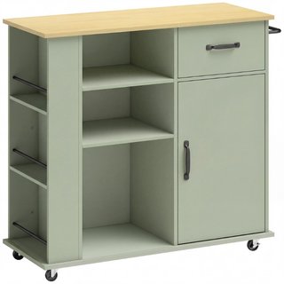 Mobile Cucina con Cassetto, Armadietto e Ripiano