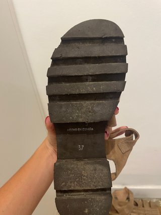 Sandalias Plataforma Camila's Marrones