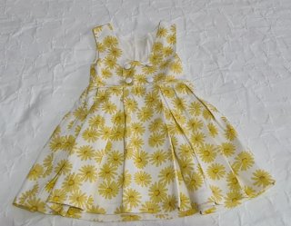 Vestido Sfera Flores Amarillo 4-5 años