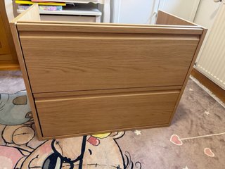 Mueble de lavabo de madera