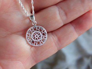Colgante Mandala Plata 925