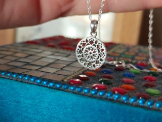Colgante Mandala Plata 925