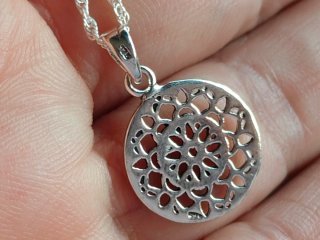 Colgante Mandala Plata 925