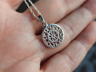 Colgante Mandala Plata 925