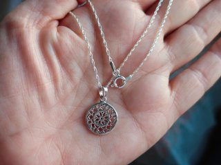Colgante Mandala Plata 925