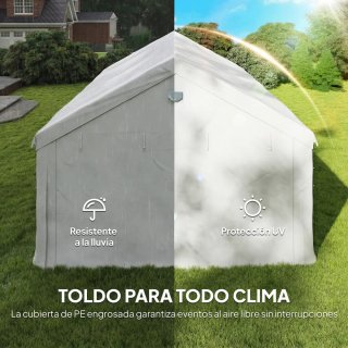 Carpa Fiesta Jardín 4x6m con Luces