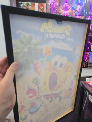 Quadro Spongebob 40x60 Cm Tessuto